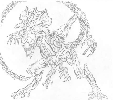 300x287 advanced alien coloring page pages spaceship cartoon ben. Xenomorph Coloring Pages at GetDrawings | Free download
