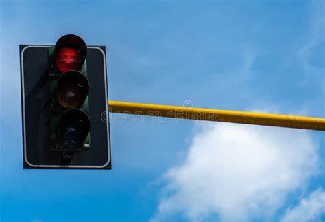 Red Traffic Signal Stock Photo Image Of Safety Signal 141508162