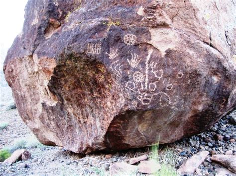 Petroglyphs In Titus Canyon Photo