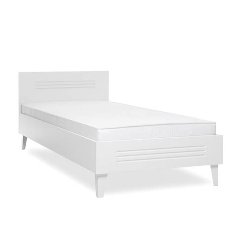 Hampstead Contemporary Wooden Single Bed In White Furniture In Fashion