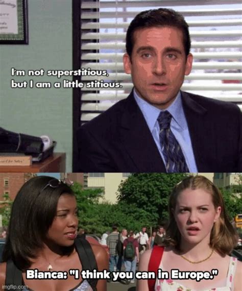 Image Tagged In Michael Scott I Am Not Superstitious But I Am A Little