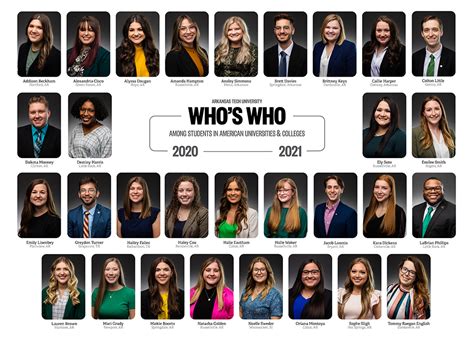 Atu Selects 2021 Whos Who Honorees Arkansas Tech University
