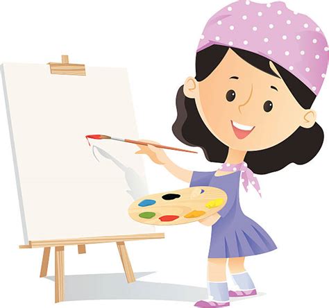 Child Artist Illustrations Royalty Free Vector Graphics And Clip Art