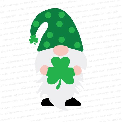 St Patrick S Day Gnome SVG Gnome With Hat SVG Etsy