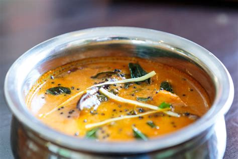 With tamarind, ginger, coriander & dried smokey kashmiri red chilies. Goan Fish Curry - The Banyan Tree Westgate