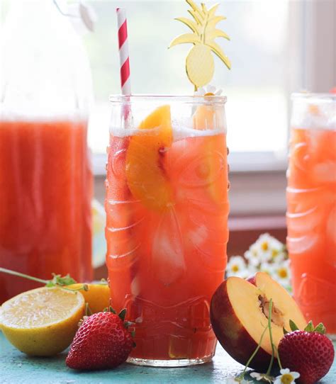 Strawberry Peach Lemonade Paleomg