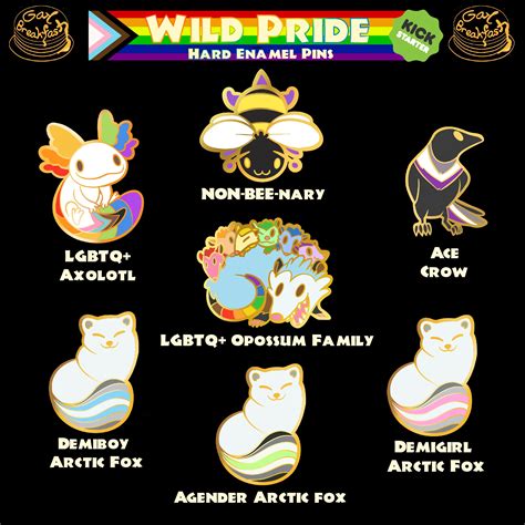 Wild Pride Enamel Pins Gay Breakfast Online Store Powered By