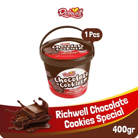 Jual Richwell Chocolate Cookies Festive 400g Di Lapak Satoria Bukalapak