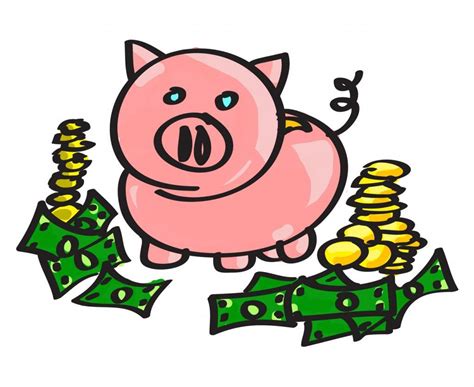 Piggy Bank Clip Art Clipart Best