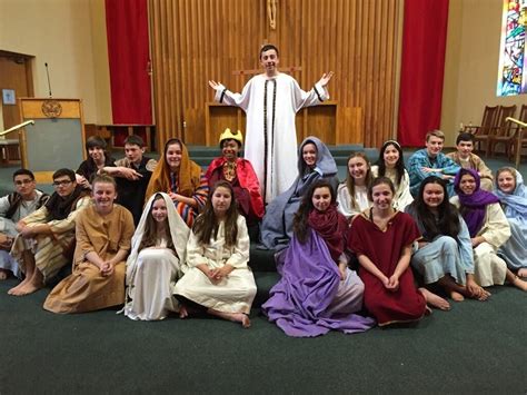 Seder Meal And Passion Play Our Lady Of Loretto School Students