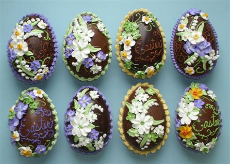 Beautifully Decorated Chocolate Easter Eggs From Wendy Kromer