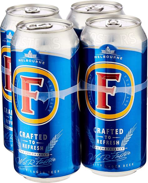 Fosters Lager Beer Can 440 Ml Case Of 4 Uk Prime Pantry