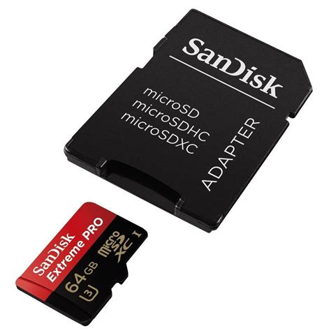 Sandisk Extreme Pro 64gb Uhs I Micro Sdxc Memory Card