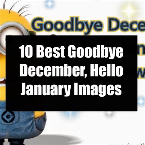 10 Best Goodbye December Hello January Images