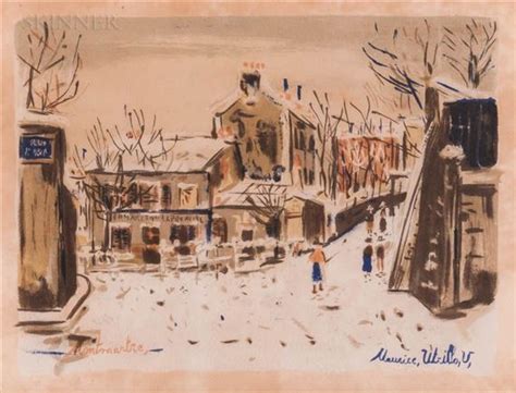 Maurice Utrillo Maurice Utrillo French 1883 1955 Le Lapin Agile