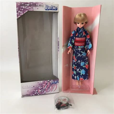 Vintage Mattel Takara S Japanese Barbie Doll Kimono Boxed Rare Picclick