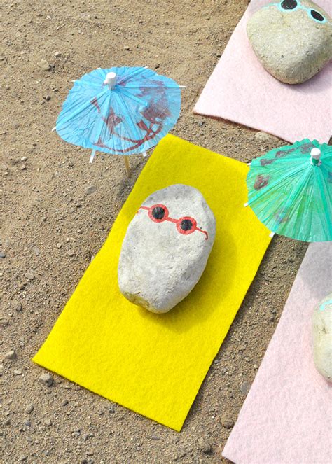 Painted Beach Rocks ⋆ Handmade Charlotte