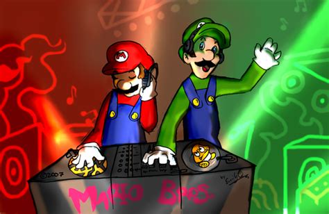 Mario And Luigi Dj By Xkumori On Deviantart