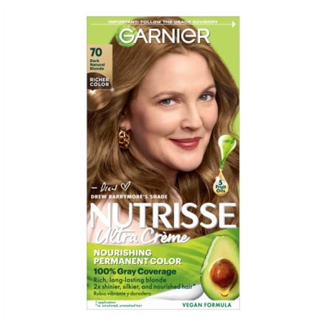 Garnier Nutrisse Nourishing Dark Natural Blonde Almond Creme Hair