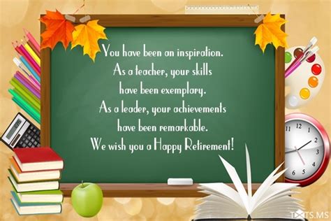 Retirement Wishes For Teachers Messages Quotes And Pictures Webprecis