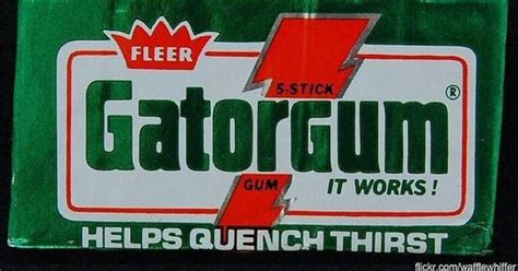 Gatorade Gum History Flavors Pictures And Commercials Snack History