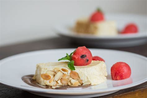 This Sweet And Tangy Semifreddo Has A Creamy Lemon And Orange Base