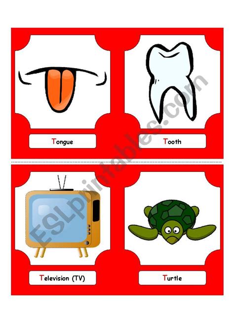 Habitually reserved and uncommunicative · tactful. Alphabet Words - T (flash cards) - ESL worksheet by futago1998