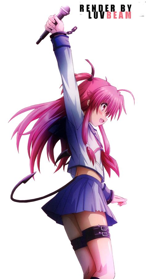 Yui Angel Beats Render By Luvbeam On Deviantart