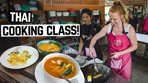 Thai Food Cooking Class Tom Yum Khao Soi Hot Basil And More
