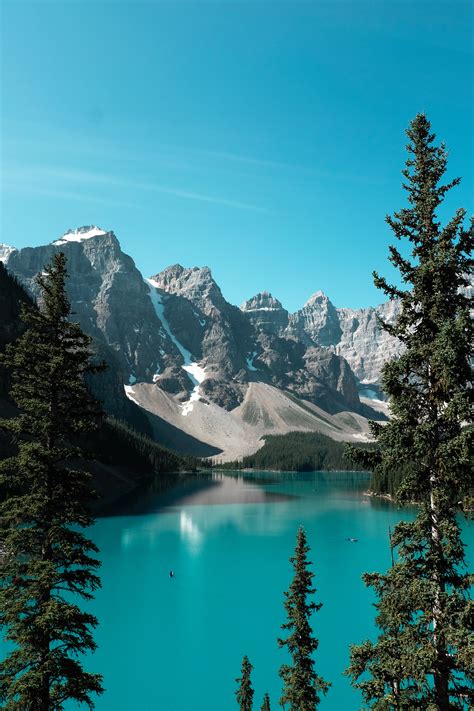 Wallpaper Nature Mountains Water Trees Landscape 3264x4896