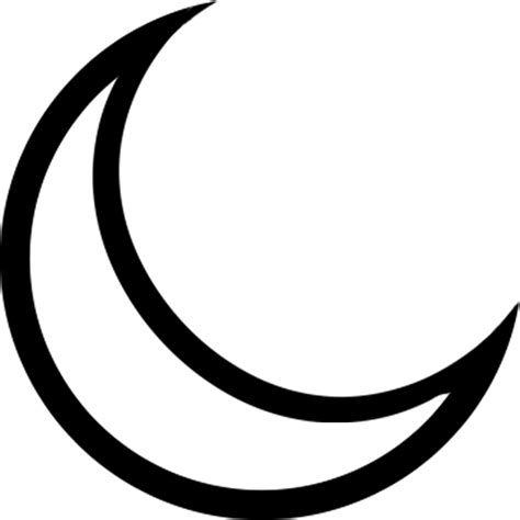 Crescent moon — the famous image of the moon frequently used in the media, consisting of only a thin crescent slice of the moon being visible from earth. Crescent Lunar phase Moon Clip art - crescent png download ...