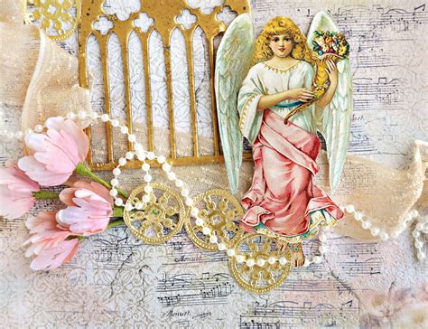 Scrap Escape Fabscraps Angelic Christmas Collection Pearly Gates