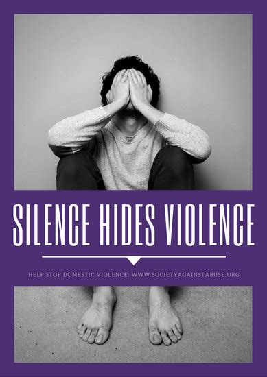 Customize 26 Domestic Violence Poster Templates Online