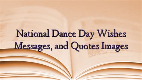 National Dance Day Wishes Messages And Quotes Images Technewztop