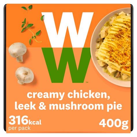 Ww Creamy Chicken Leek And Mushroom Pie Morrisons