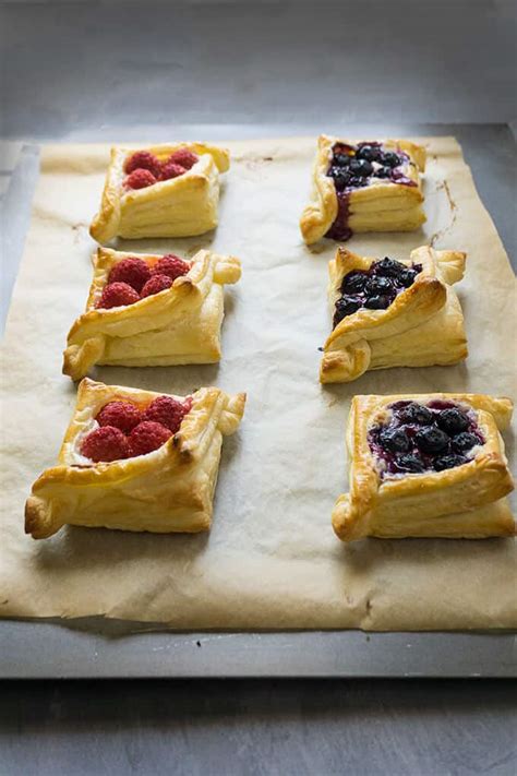 Weight cream cheese spread method for cooking the puff pastry adapted from coley cooks and idea for the tart from zen. Berry and Cream Cheese Puff Pastries (Step by Step Photos ...