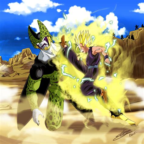 Gohan Vs Cell By ChibiDamZ On DeviantArt