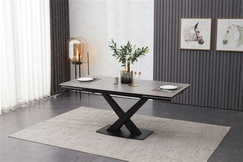 Extending Dining Table Grey Ceramic Tables And Chairs