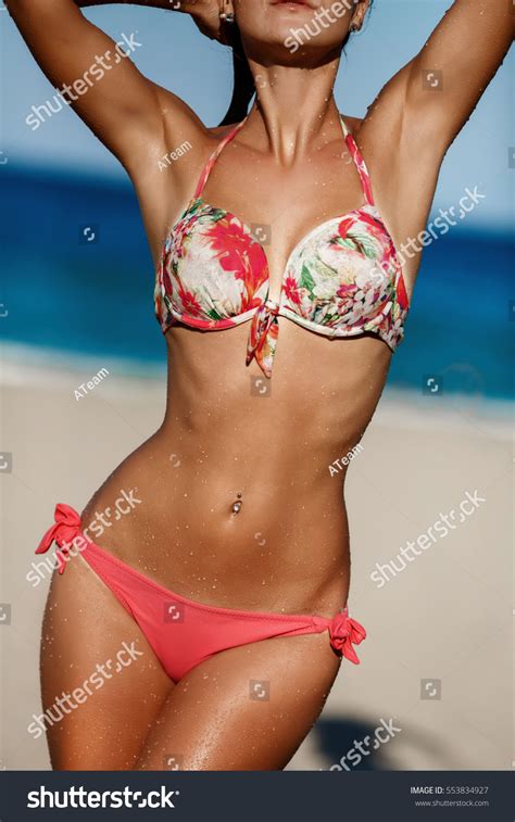 Sexy Wet Woman Perfect Fitness Body Stock Photo Edit Now