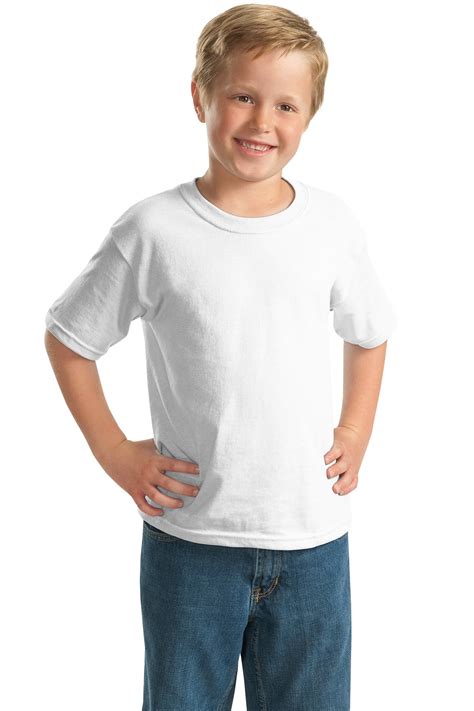 Gildan Boys 100 Percent Cotton Short Sleeve T Shirt 2000b
