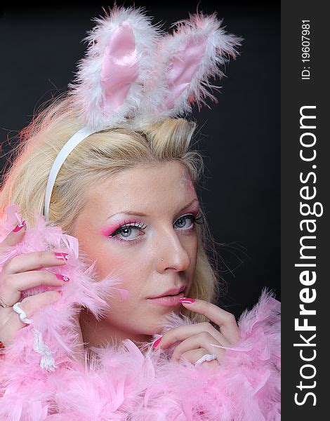 Female Playboy Costume Free Stock Photos Stockfreeimages