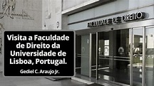 Rápida visita à Faculdade de Direito da Universidade de Lisboa. - YouTube