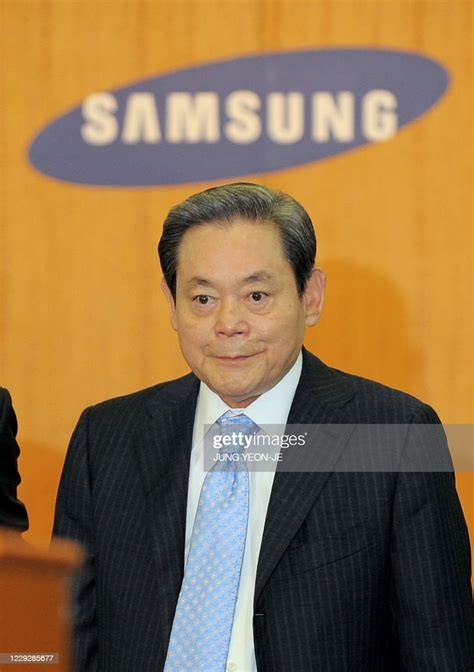 Lee Kun Hee Chairman Of South Koreas Largest Group Samsung Arrives