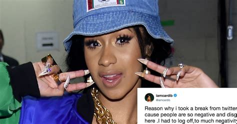 Cardi B Explains Her Twitter Hiatus With A Fiery Message For All Her Haters
