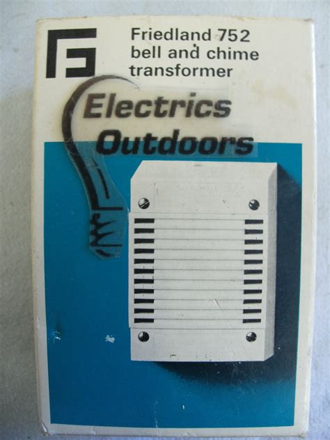 The pair of lines running out of the transformer to the switch for the doorbell are usually 24v. FRIEDLAND DOOR BELL AND CHIME TRANSFORMER 752 3 5 8 V 1 AMP 240V - OTHER - Electrics Outdoors
