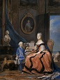 Marie Josephe of Saxony, Dauphine and a son - Морис Кантен де Латур ...