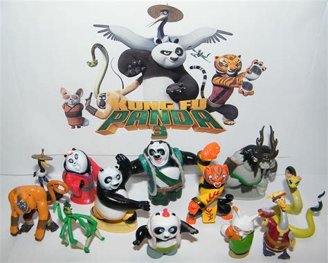 Buy Kung Fu Panda 3 Movie Deluxe Figure Toy Set Of 13 With Po Master