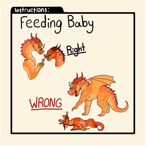 How To Feed Your Baby Wings Of Fire Dragons Wings Of Fire Fire Drawing