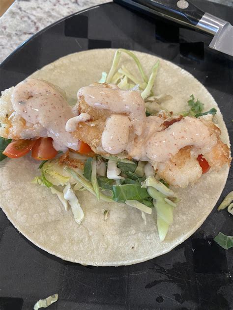 Crispy Chipotle Shrimp Tacos Lazy Bear Foods