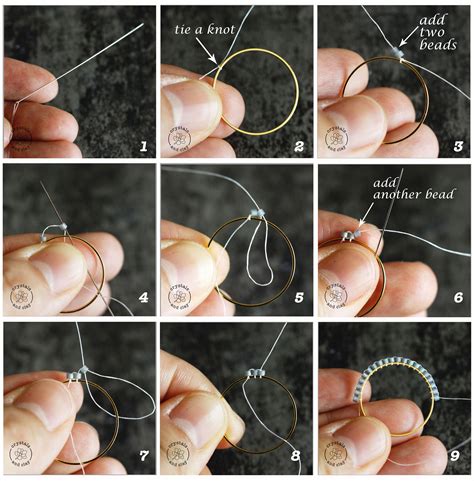 This Tutorial Shows You Step By Step How To Make Beaded Earrings Using